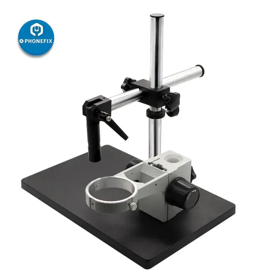 White trinocular stereo microscope with camera for phone soldering, 3.5-90X magnification, electric microscope by PHONEFIX