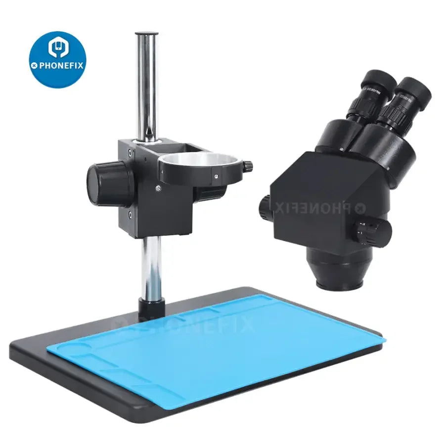 Phonefix 3.5X-90X binocular stereo microscope with 56 adjustable LED lights, ideal for detailed observation and inspection.