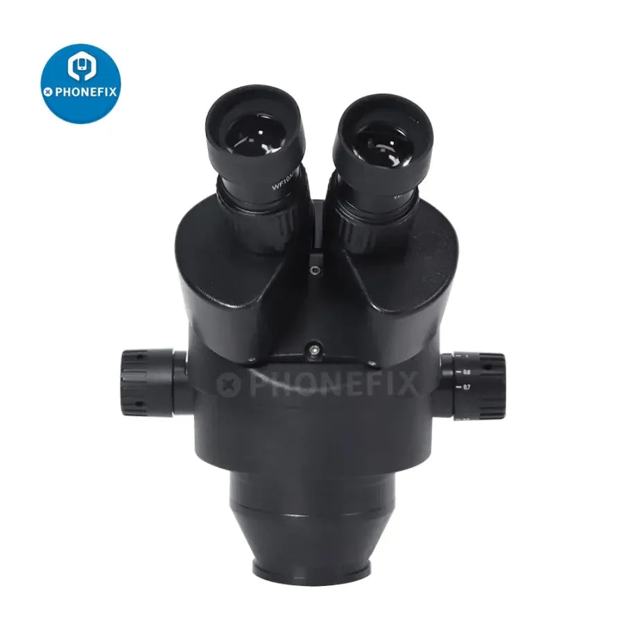 PhoneFix 3.5X-90X binocular stereo microscope with 56 adjustable LED lights, ideal for detailed magnification and observation.