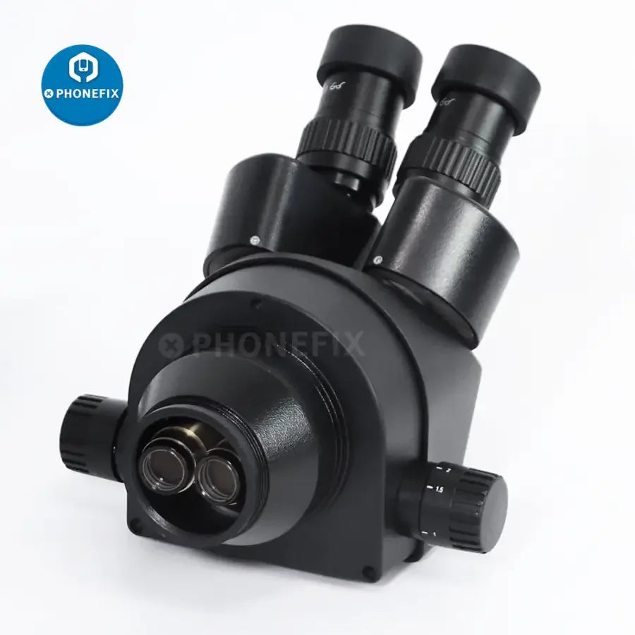 PhoneFix 3.5X-90X binocular stereo microscope with 56 adjustable LED lights, ideal for detailed inspection and scientific observation.