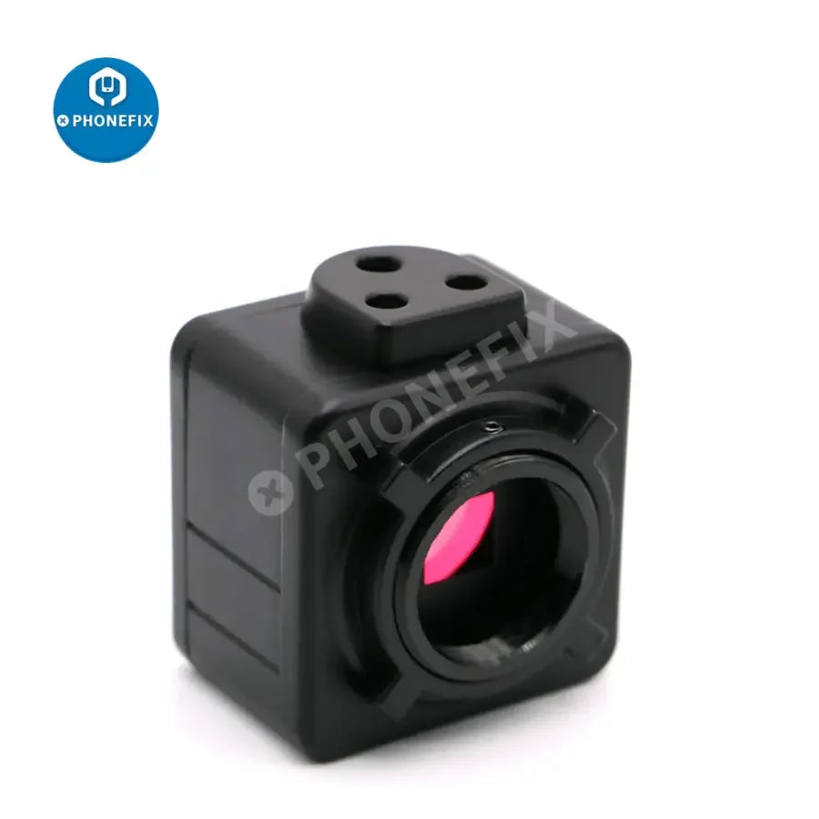 5MP CMOS USB industrial microscope camera with digital electronic eyepiece, used for detailed magnified inspection by PHONEFIX.