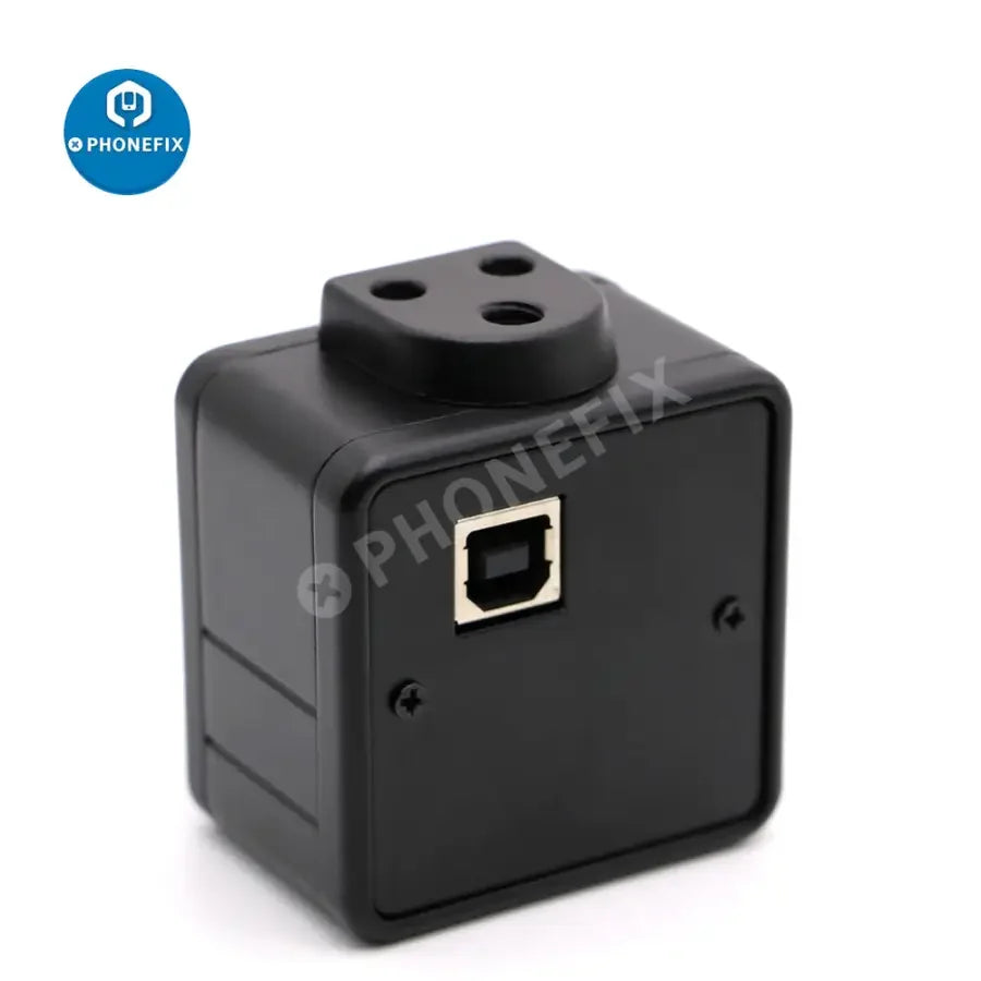 5MP CMOS USB industrial microscope camera with digital electronic eyepiece, designed for detailed close-up inspections.