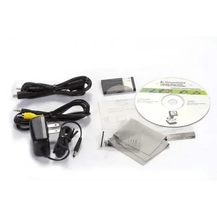 PhoneFix 600X 3.5-inch HD digital microscope with camera and video recorder, showing the device with focus and digital display screen.