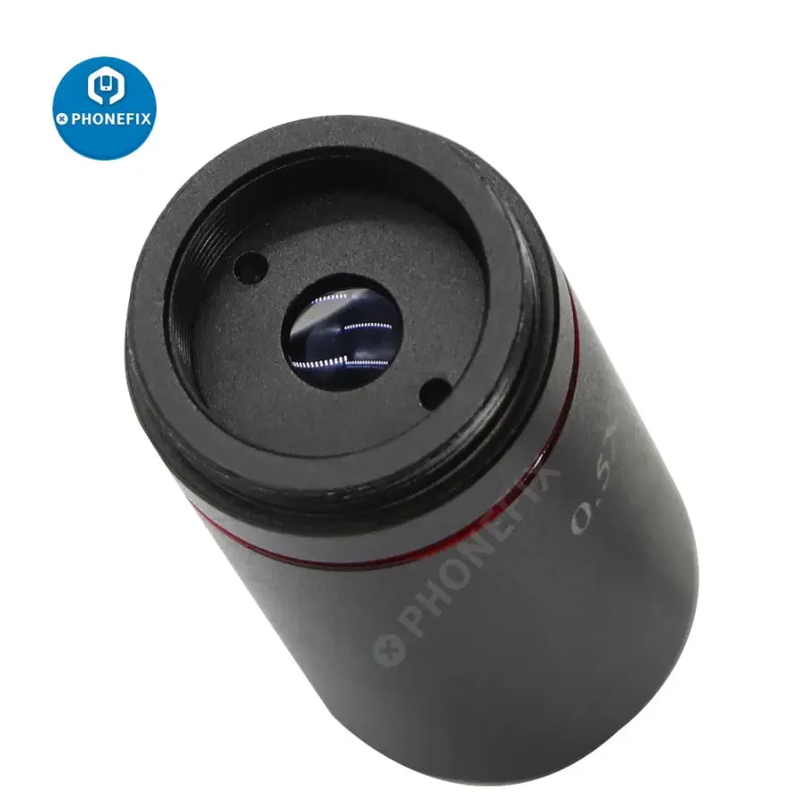 PhoneFIX C-Mount lens adapter with 23.2mm and 30/30.5mm rings for microscope CCD cameras on electric microscopes.