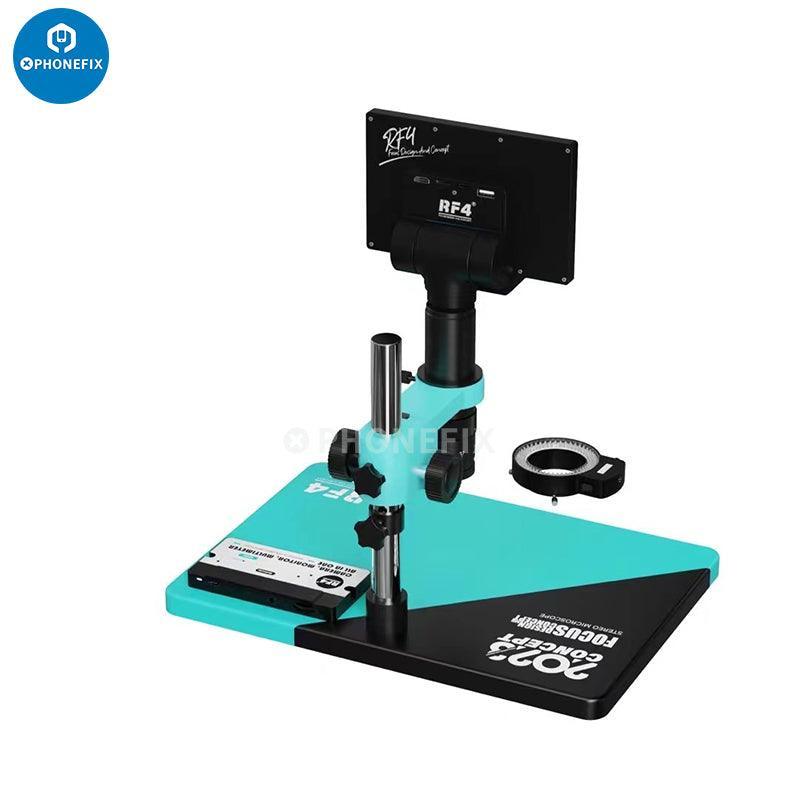 RF4 RF-50M digital microscope multimeter with probes, used for welding testing and electrical inspections, by PHONEFIX.