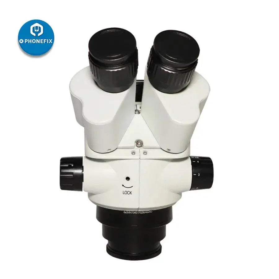 SZMN 7-45X Simul-focal Trinocular Zoom Stereo Microscope Head for electric microscopes by PHONEFIX