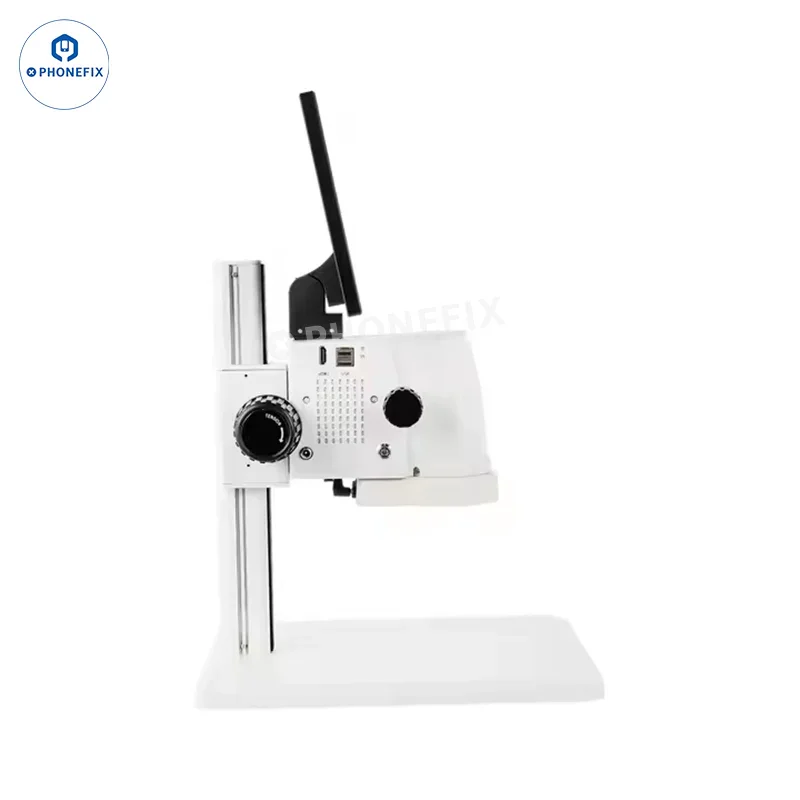 HD digital measurement video microscope DMSZ30-C10 by PHONEFIX with electronic controls and high-resolution display for detailed inspection.