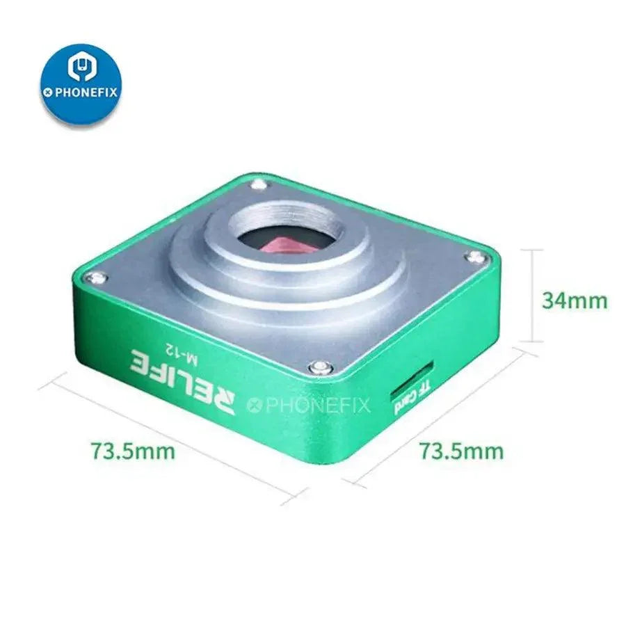 Microscope stéréo trinoculaire RELIFE RL-M3T-B1 pour le soudage de circuits imprimés, microscope électrique utilisé pour les travaux électroniques de précision.