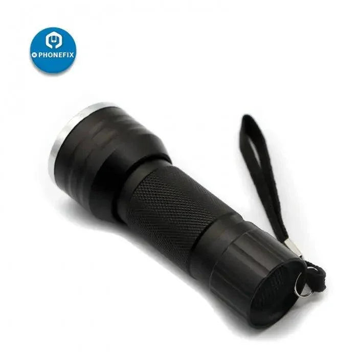 PHONEFIX Lampe torche ultraviolette de séchage de colle UV pour la réparation d'écrans de téléphone, outil électrique pour un séchage UV précis.