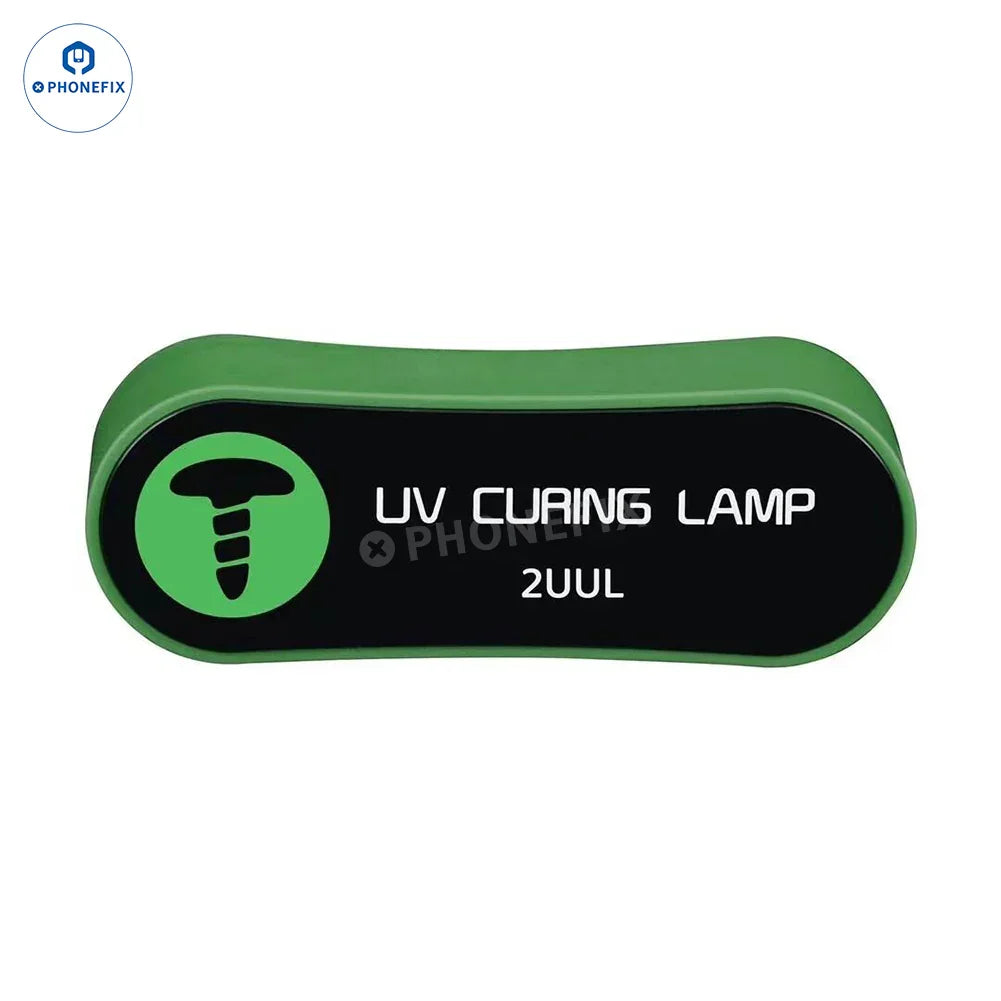 PHONEFIX 2UUL SC05 SC08 UV curing lamp for motherboard repair, electric power tool used in electronic component curing.