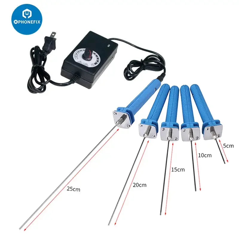 PhoneFix 15W electric foam cutter pen for DIY Styrofoam cutting, featuring a compact design and precision cutting tip.