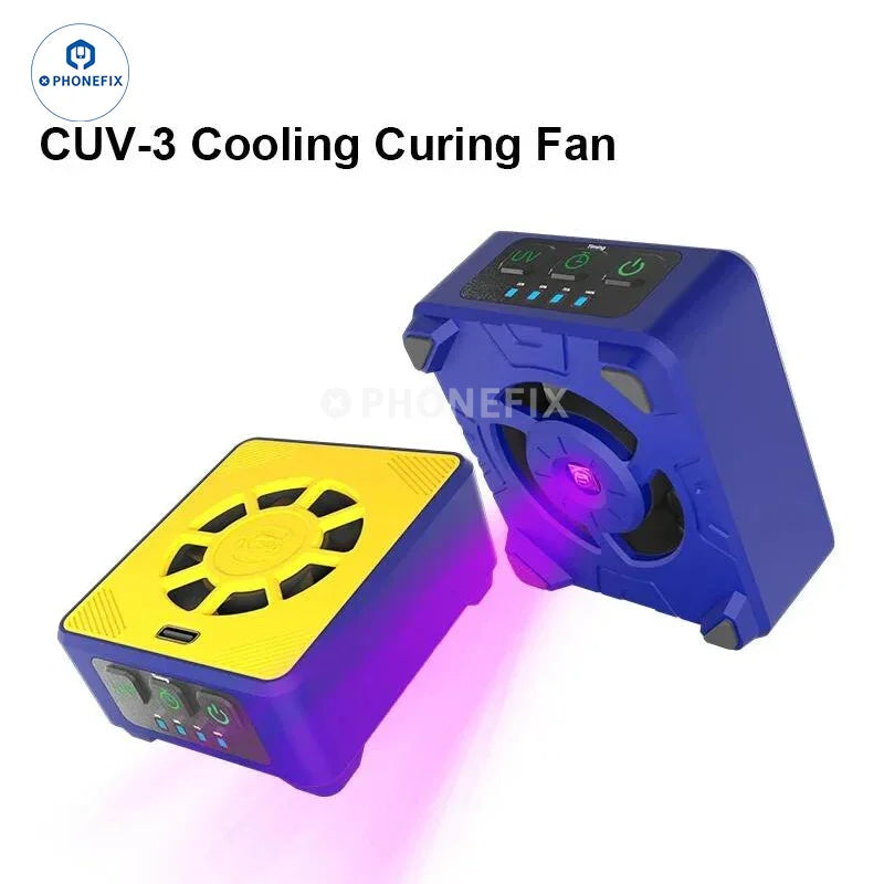 PhoneFix Qianli MEGA-IDEA Turbo Cooling Curing Fan for motherboard chip repair, electric power tool for electronics repair.