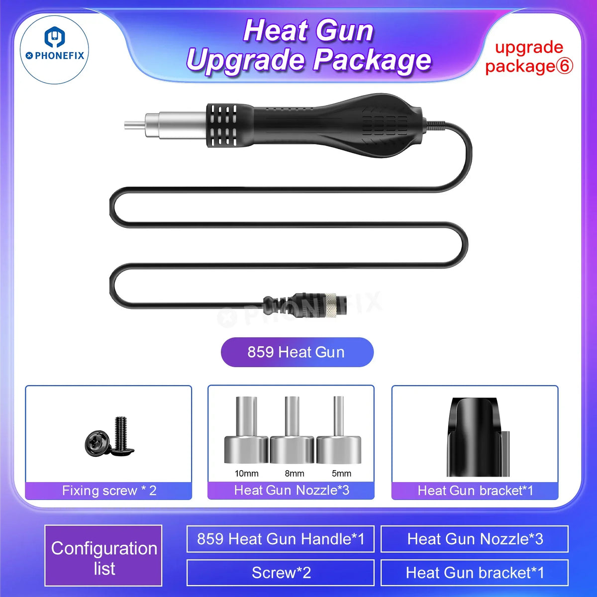 PHONEFIX i2C P30S integrated phone repair platform with 10-in-1 extendable module, electric power tool for phone repair tasks