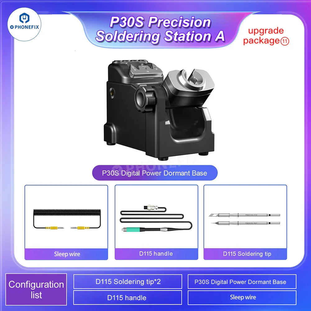 i2C P30S Phone Repair Platform by PHONEFIX, 10-in-1 extendable electric power tool for phone repairs and assembly.