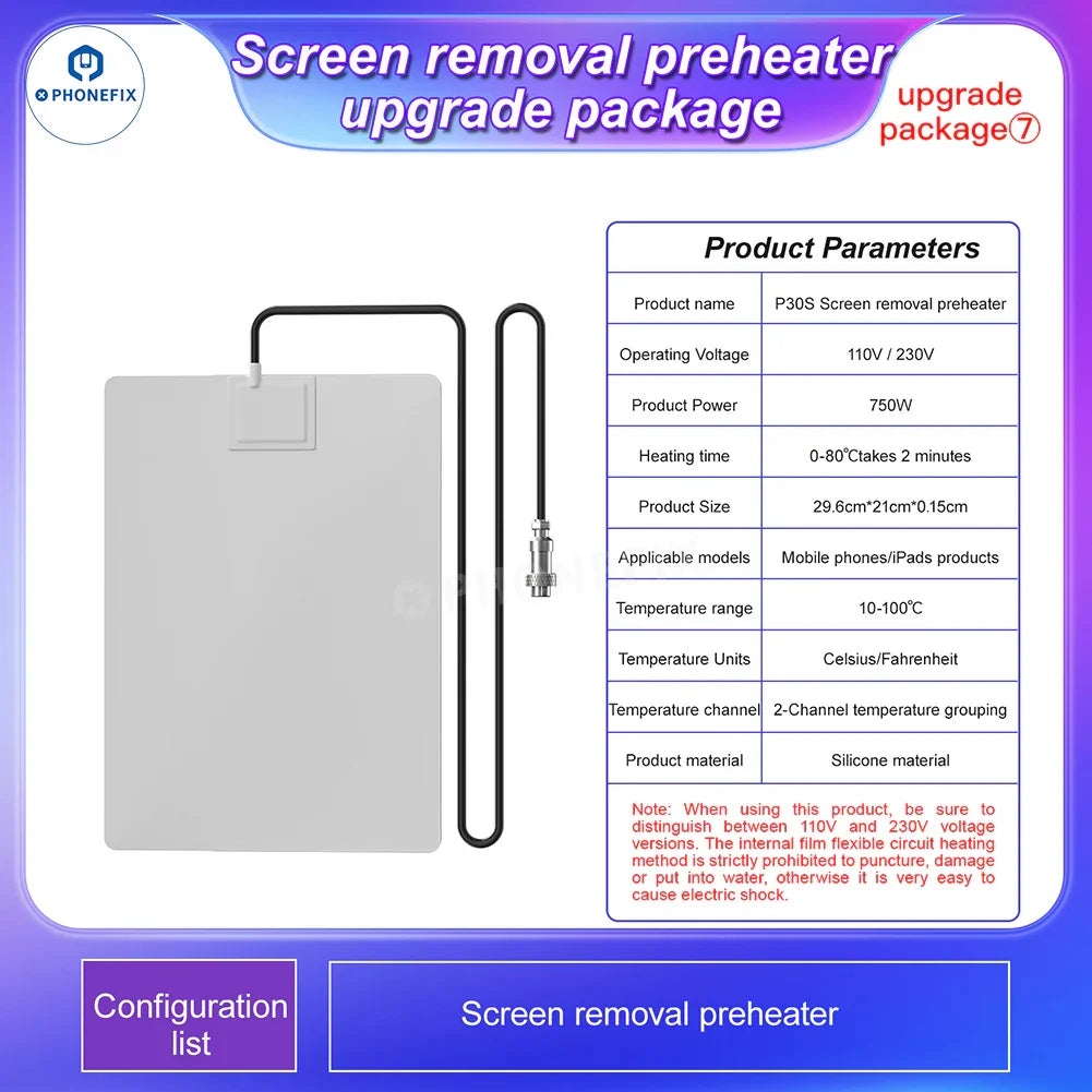 i2C P30S Phone Repair Platform by PHONEFIX with 10-in-1 extendable module and electric power tools for phone repairs