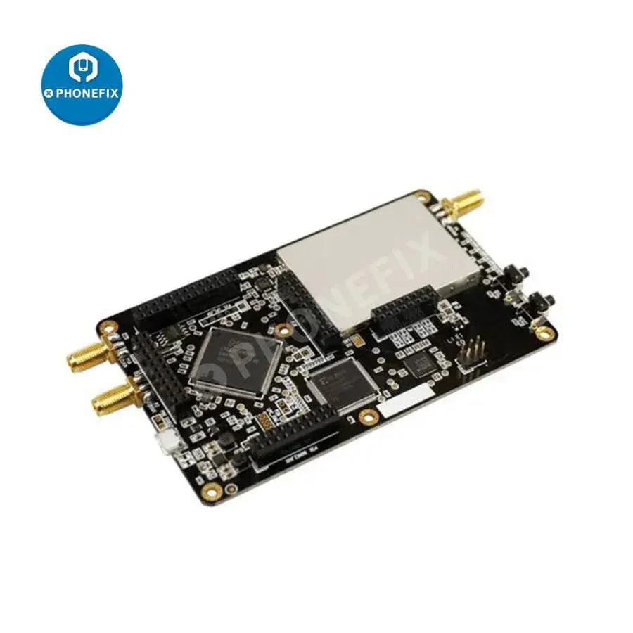 PHONEFIX PortaPack H2 for HackRF ONE SDR with 3.2" LCD, case, battery, and speaker, electric power tool for radio hacking.