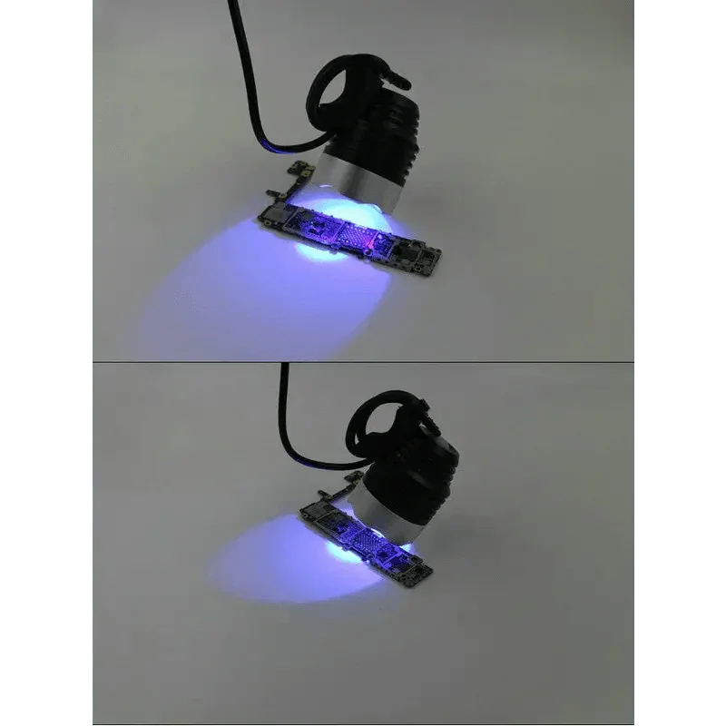 PHONEFIX 5V USB UV LED curing lamp for glue, green oil LED light, compact electric power tool for nail and jewelry curing.