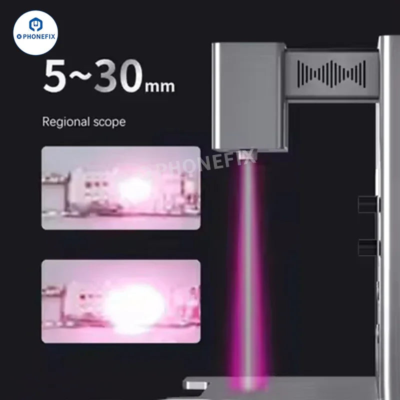 PhoneFix TBK laser welding machine for chip desoldering and glue removal, electric welding tool with precision components.