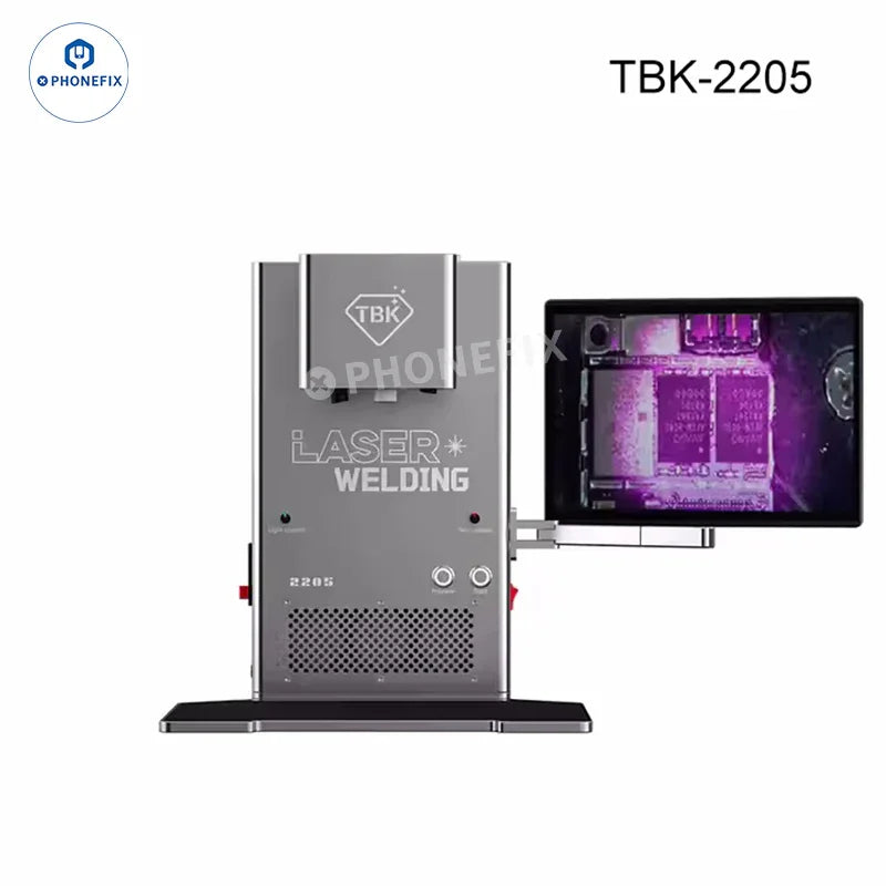 PhoneFix TBK laser welding machine for chip desoldering and glue removal, electric welding tool with precision laser technology.