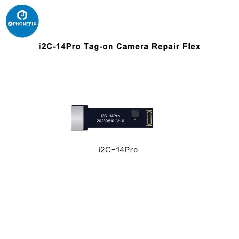i2C Rear Camera Tag-on Repair Flex Cable for iPhone 11-15 Pro Max, face ID repair tool, compatible with iPhone models, by PHONEFIX