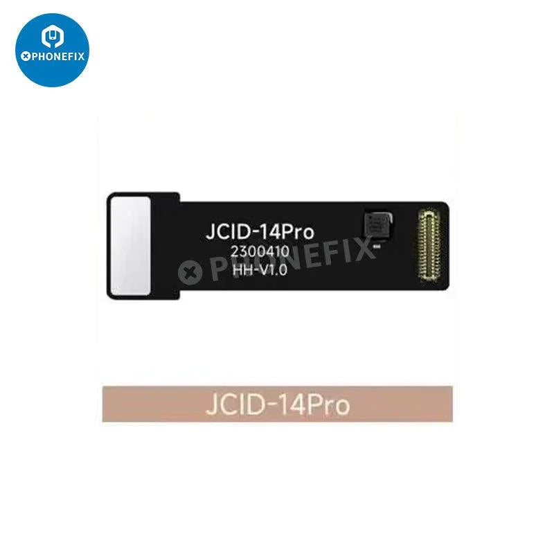 JCID wide-angle camera tag-on repair FPC for iPhone 12-17 Pro Max Face ID repair tool by PHONEFIX, showing the small circuit component.