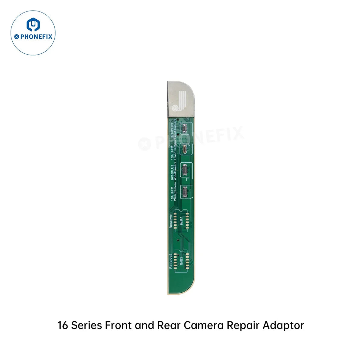 PHONEFIX JCID Wide Angle Camera Tag-On Repair FPC for iPhone 12-17 Pro Max Face ID repair tool showing close-up of component connector