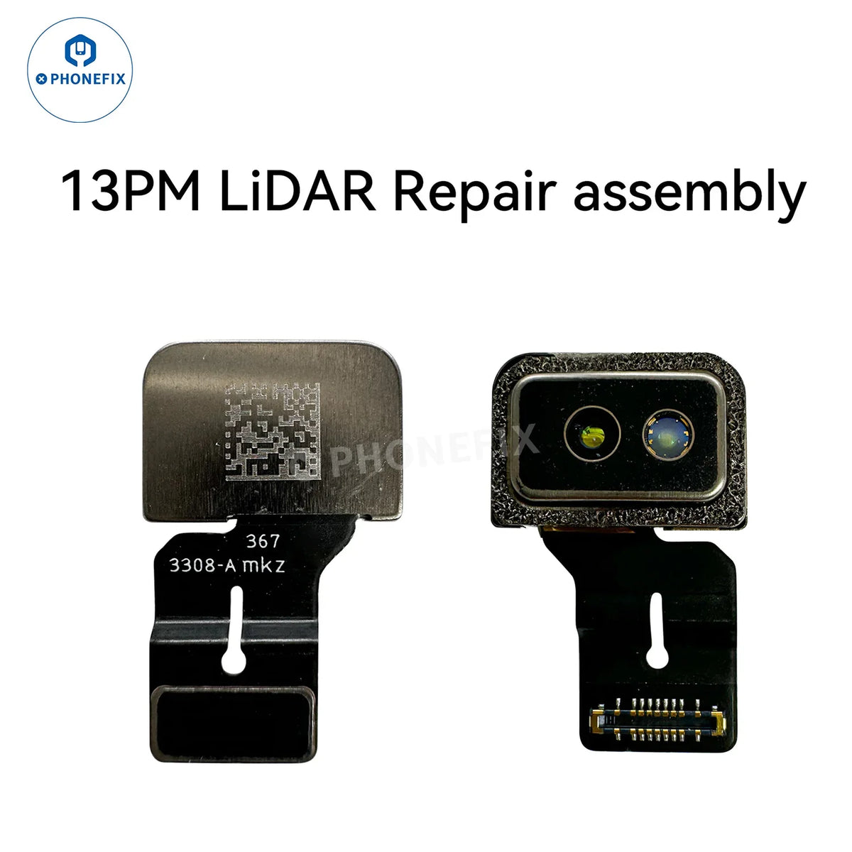 iPhone 12-14 Pro Max i2C Laser LiDAR repair FPC cable chip for Face ID repair, compatible with PHONEFIX Face ID repair tool.