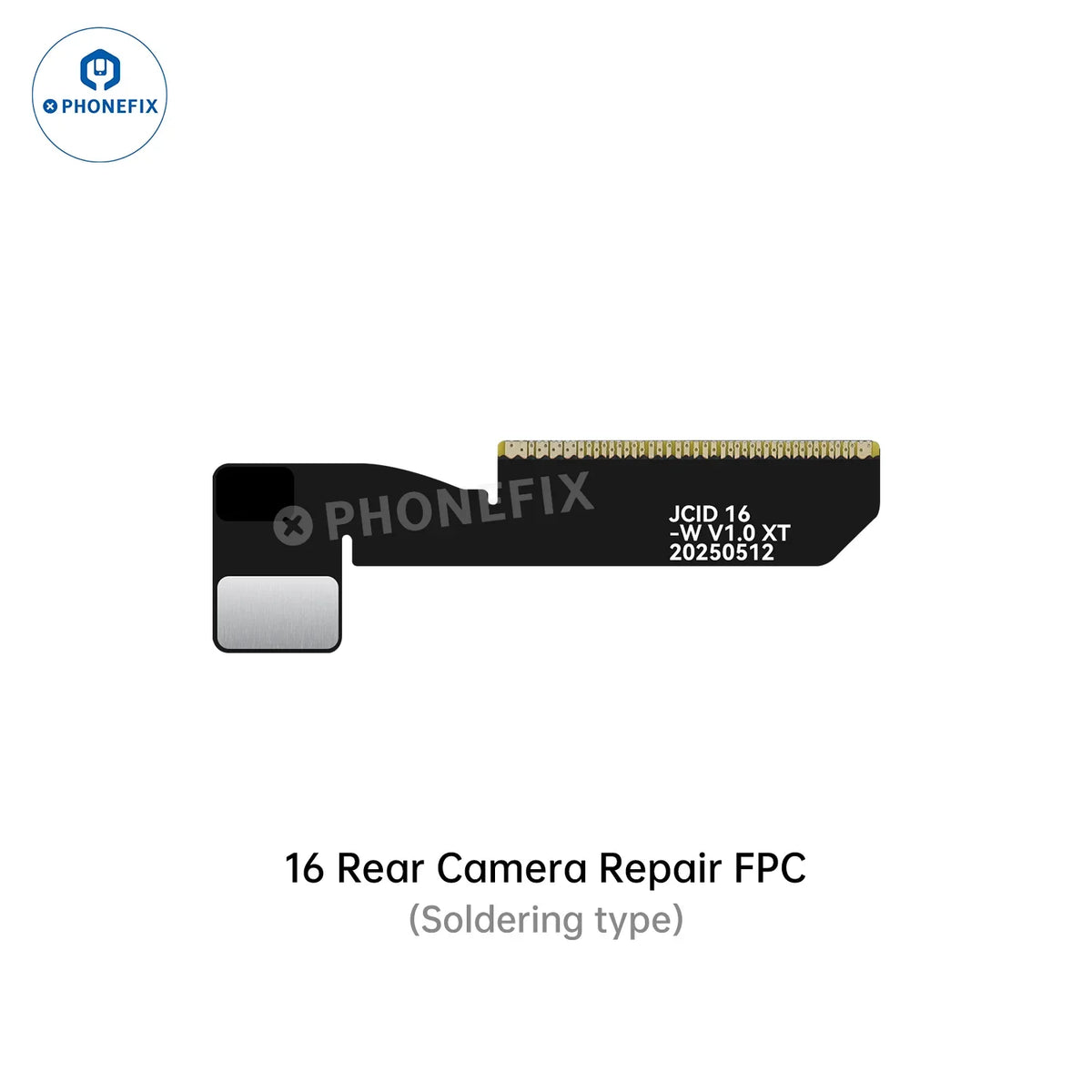 PHONEFIX JCID iPhone XR to Pro Max rear camera FPC repair cable, face ID repair tool with flexible FPC connector for iPhone models