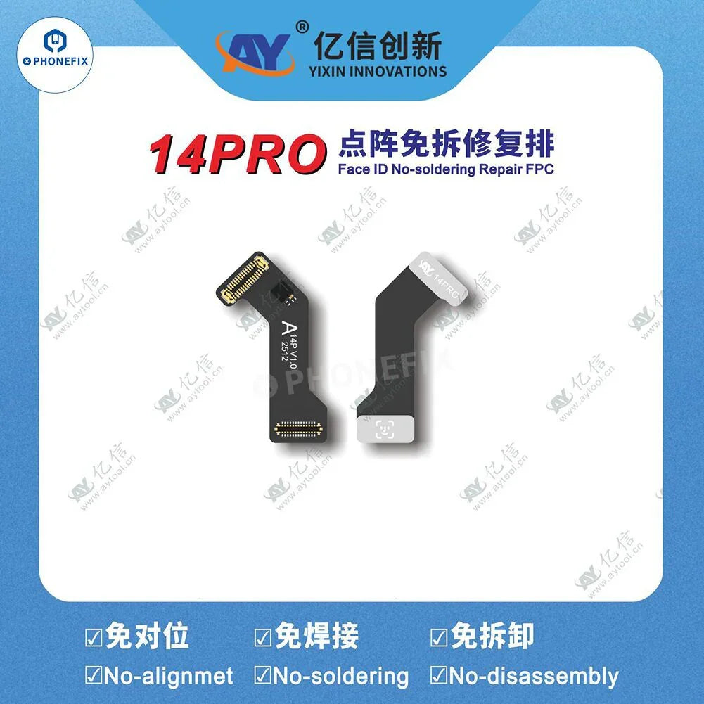 PHONEFIX A108 Programador, herramienta de reparación Face ID con cable de reparación Face ID Tag-on para iPhone 13-16 Pro Max, utilizado para reparaciones Face ID de iPhone.