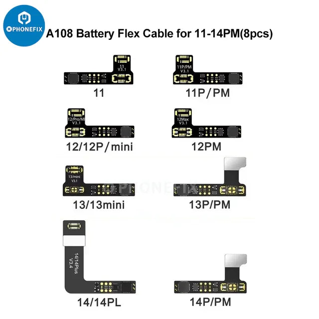 A108 BOX multi-function repair programmer for iPhone 8 to 16 Pro Max, used as a Face ID repair tool by PHONEFIX.