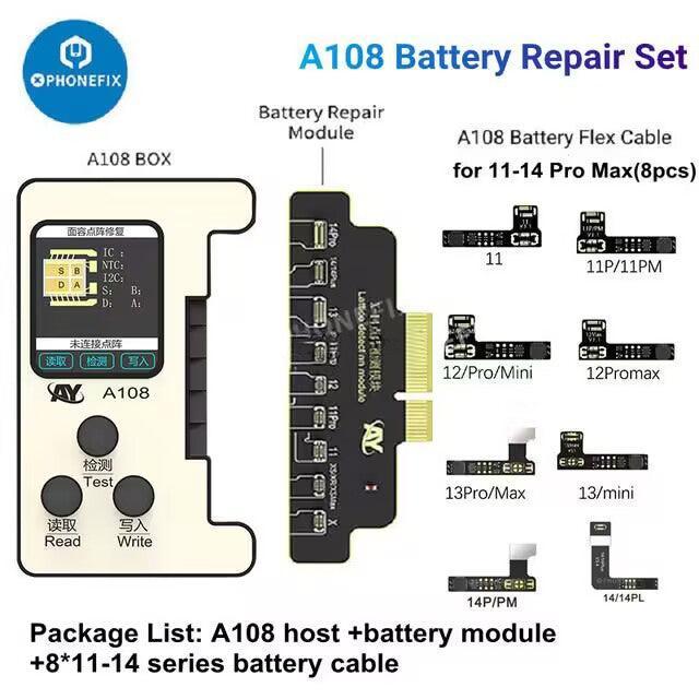 PHONEFIX A108 BOX multi-function iPhone Face ID repair programmer for iPhone 8 to 16 Pro Max repair tools