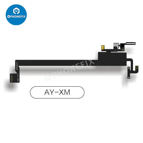 PhoneFix AY A108 iPhone Face ID repair tool FPC cable for True Tone and Face ID repair, showing the small flexible connector cable.