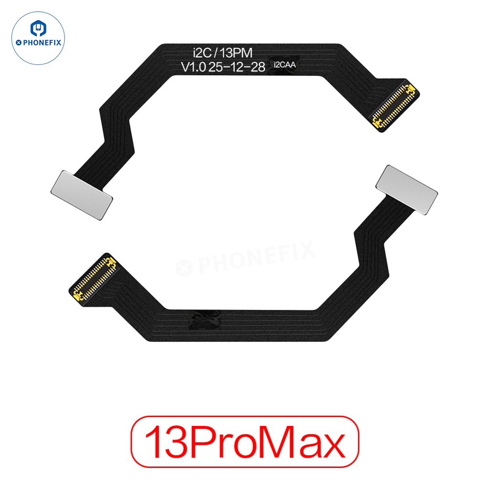 PHONEFIX i2C Dot Matrix Face ID Repair Tool cable for iPhone, showing the small repair cable with connectors on a white background.