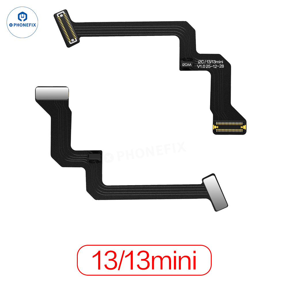 PHONEFIX i2C Dot Matrix Face ID Repair Tool for iPhone 13 Mini, includes repair cable for Face ID fixing without soldering