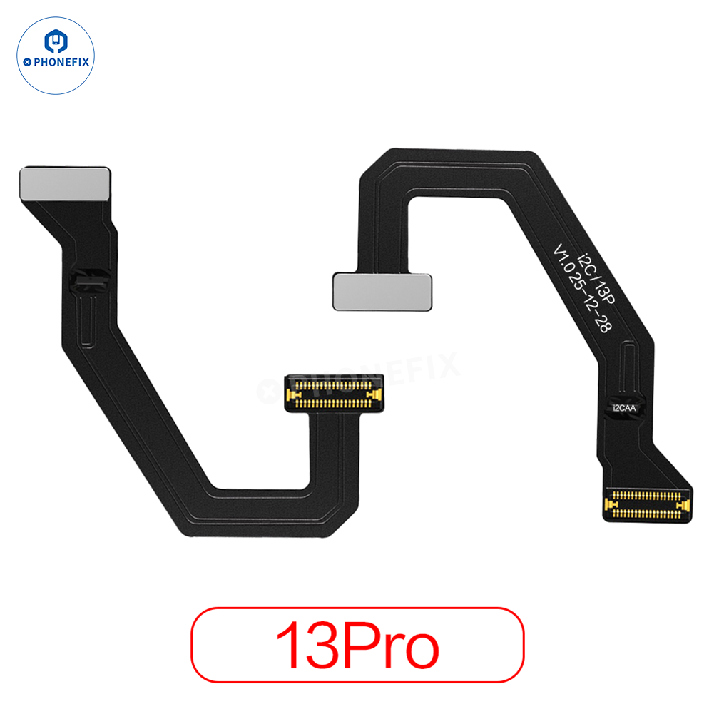 PHONEFIX i2C Dot Matrix Face ID Repair Cable for iPhone, repair tool for fixing Face ID without soldering, shown in image.