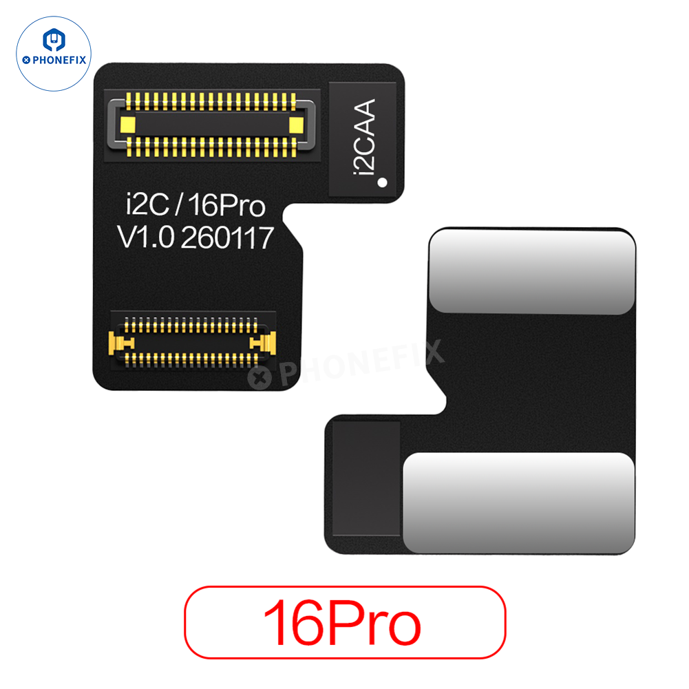 PhoneFix i2C Dot Matrix Repair Cable for iPhone Face ID repair tool, showing the small cable and connector for Face ID module.