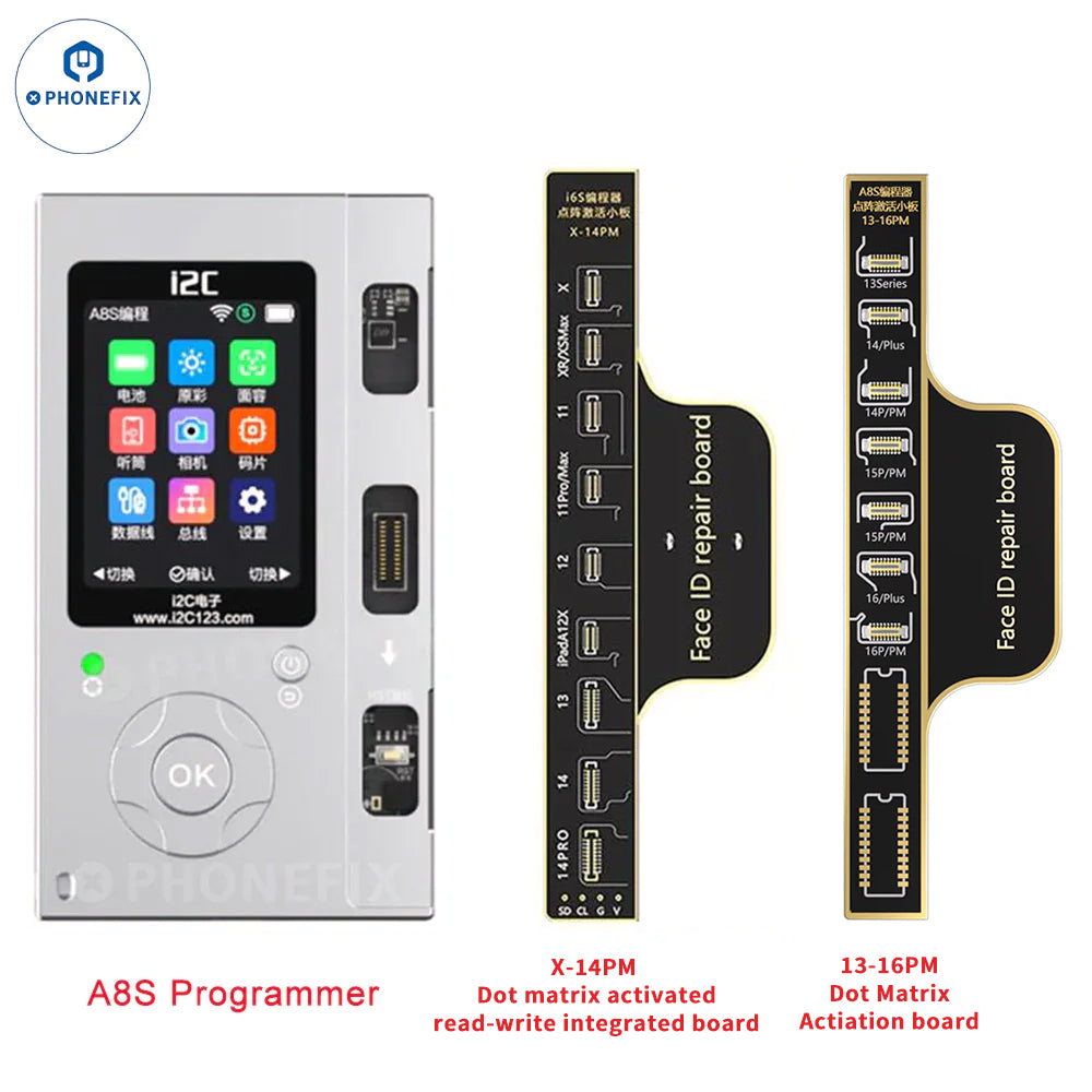 PHONEFIX i2C Dot Matrix Repair Cable for iPhone Face ID, a tool to fix Face ID issues without soldering.