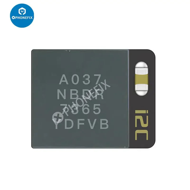 i2C FA02 FA05 Face ID Repair Integrated Chip for iPhone X to Pro Max, showing the face ID repair tool with dot matrix design.