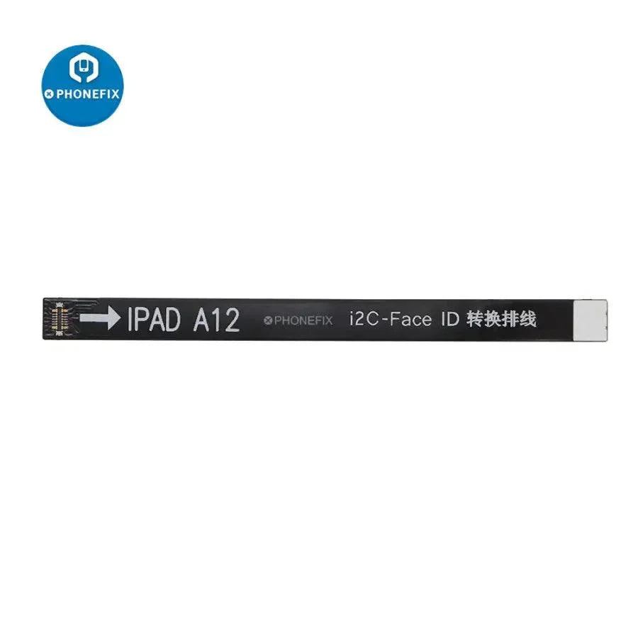 Phonefix Face ID repair tool with I2C dot matrix extension test cable for iPhone 12-14 Pro Max, used for Face ID repair.