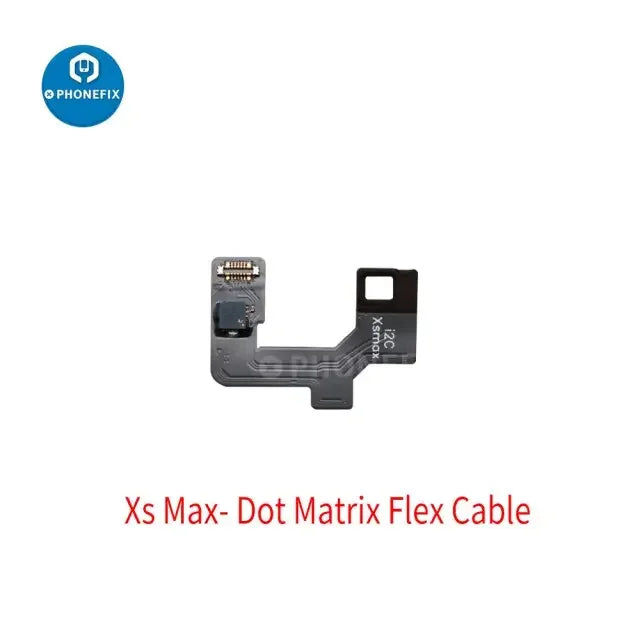 i2C V8i 3rd Gen Dot Projector Flex Cable for iPhone Face ID Repair, black flex cable with connector for iPhone Face ID system.