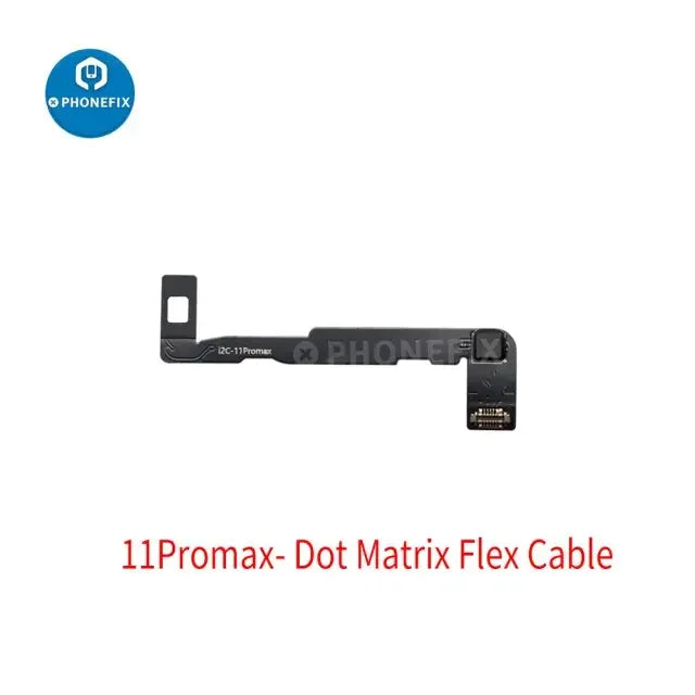 i2C V8i 3rd Gen Dot Projector Flex Cable for iPhone Face ID Repair, PhoneFix brand, showing the flexible connector cable.