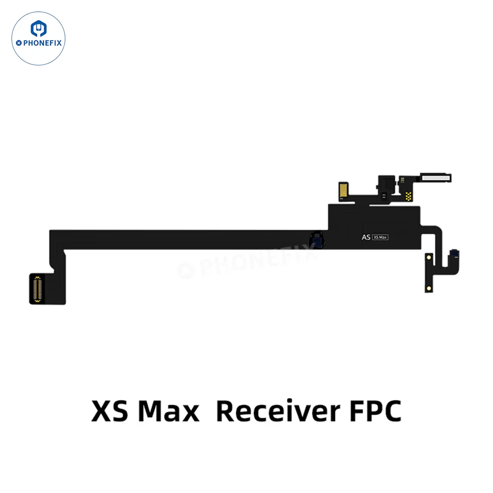 Aweshine FC01 earpiece speaker FPC cable for iPhone Face ID repair, showing the small connector and cable for iPhone models.