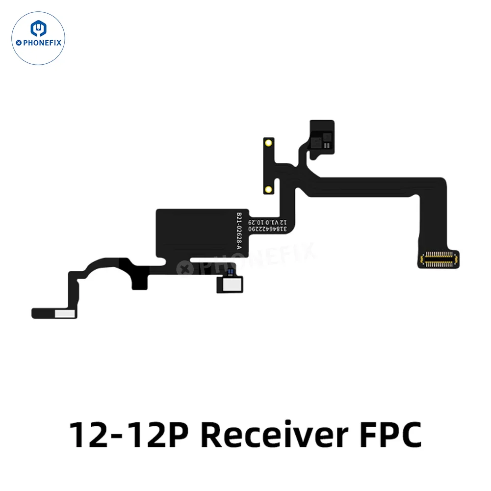 Aweshine FC01 earpiece speaker FPC cable for iPhone Face ID repair, compatible with iPhone 8 and 15 Pro models, repair tool.