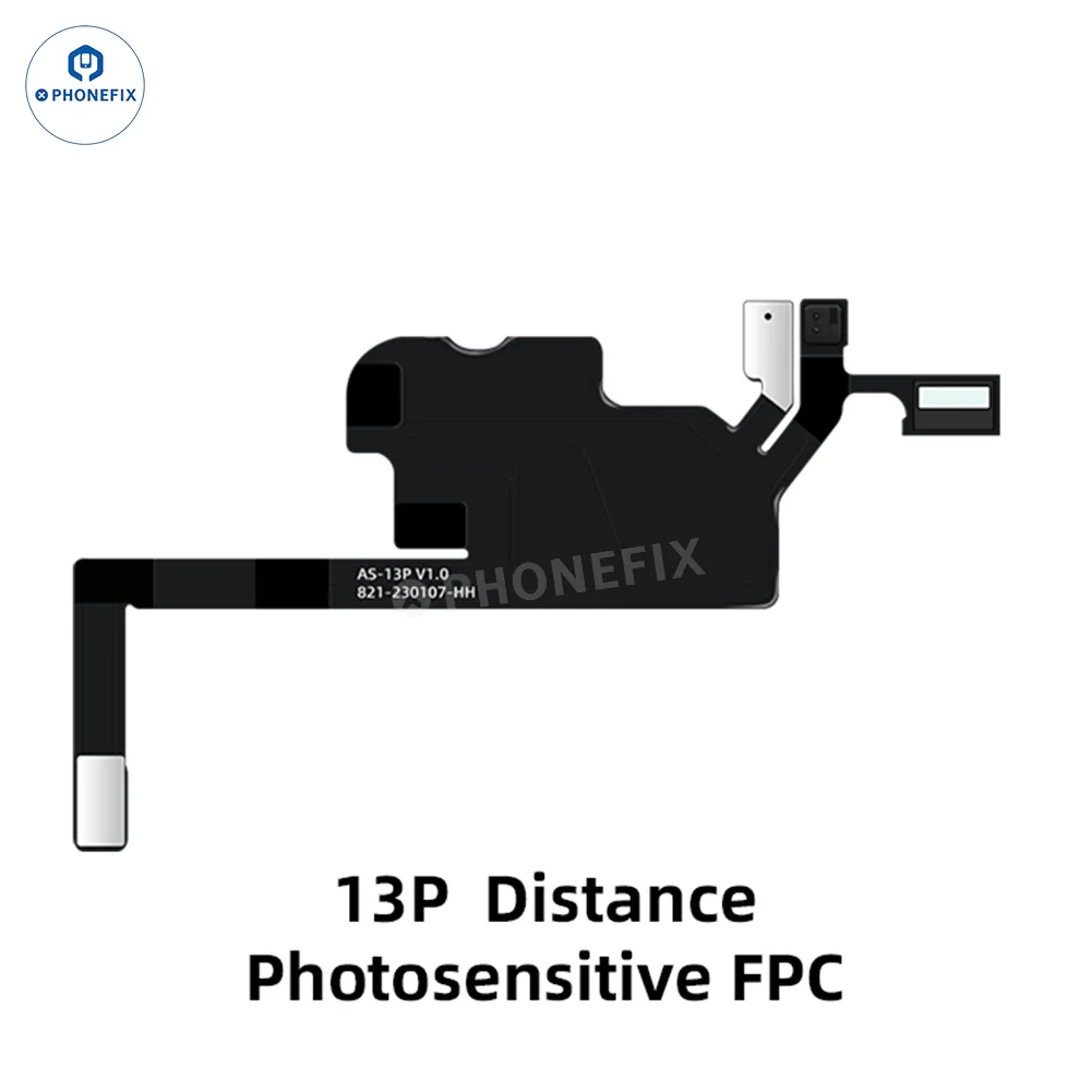 Aweshine FC01 Earpiece Speaker FPC Cable for iPhone Face ID repair, showing the small connector and cable for iPhone repair.