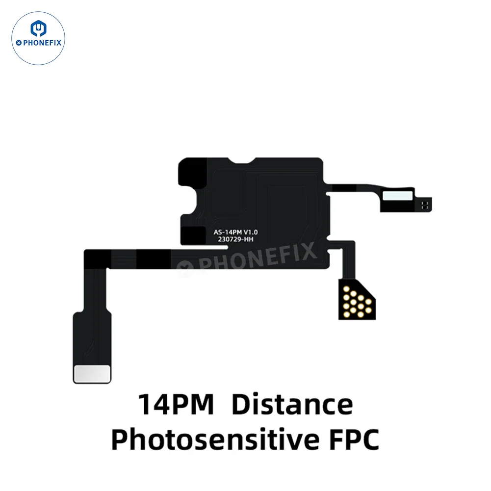 Aweshine FC01 earpiece speaker FPC cable for iPhone Face ID repair, showing connector and cable for repair replacement.