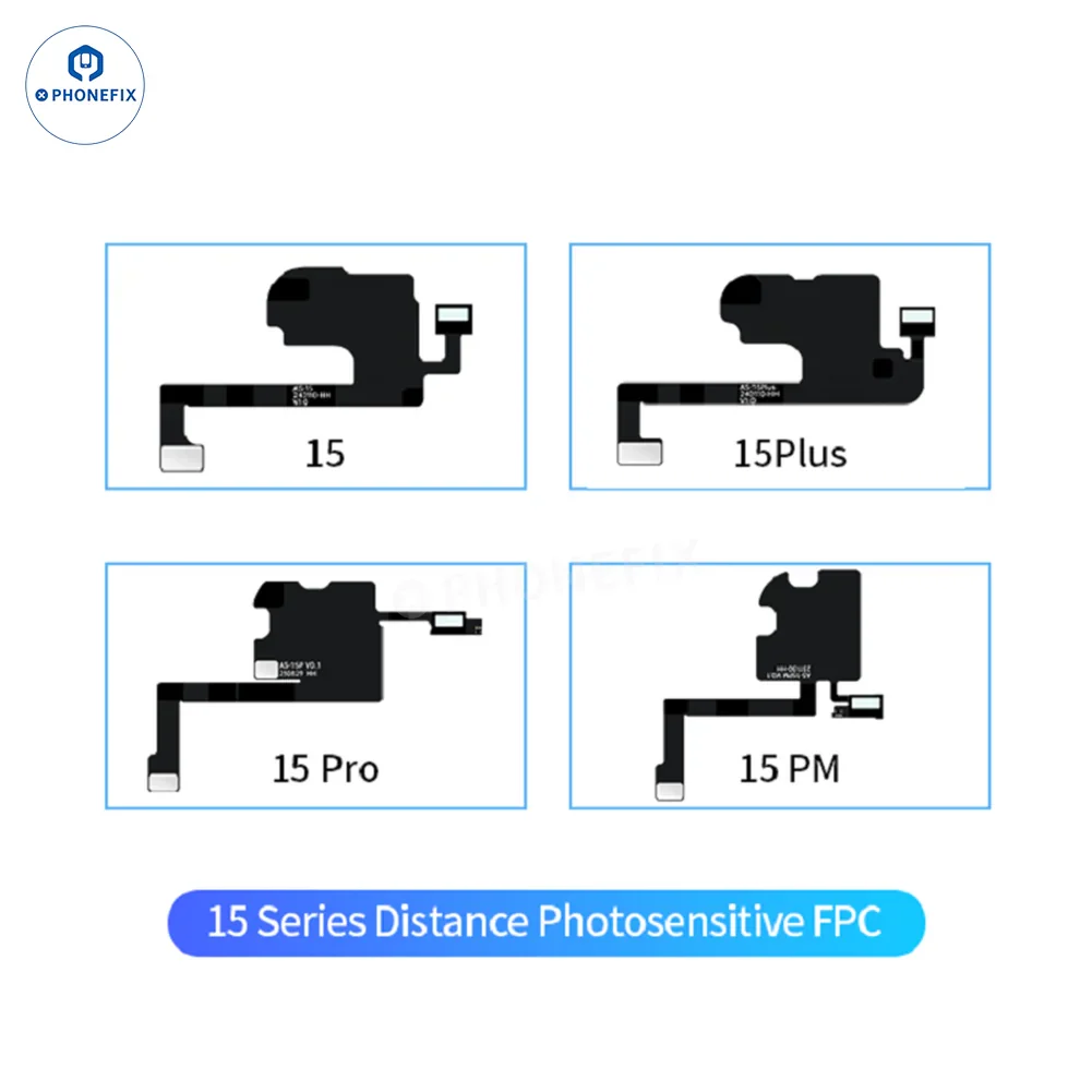 Aweshine FC01 earpiece speaker FPC cable for iPhone Face ID repair, showing connector and cable for iPhone repair replacement.