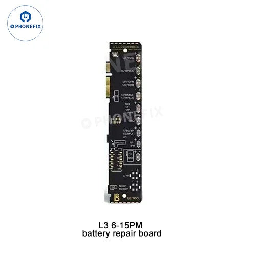 PHONEFIX LUBAN L3 Smart Programmer for iPhone 6-17 Face ID and battery screen repair tool, shown with repair components.