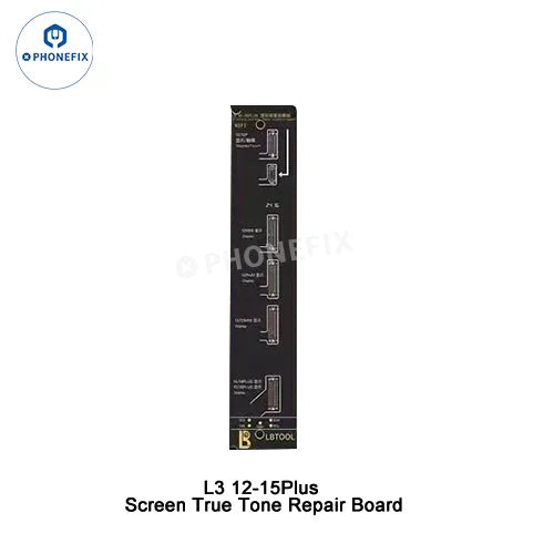 PHONEFIX LUBAN L3 Smart Programmer for iPhone 6-17 Face ID and screen repair, showing the face ID repair tool and screen board.