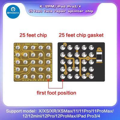 i2C Dot Matrix Face ID repair instrument for iPhone X to Pro Max by PHONEFIX, used for Face ID repair procedures.