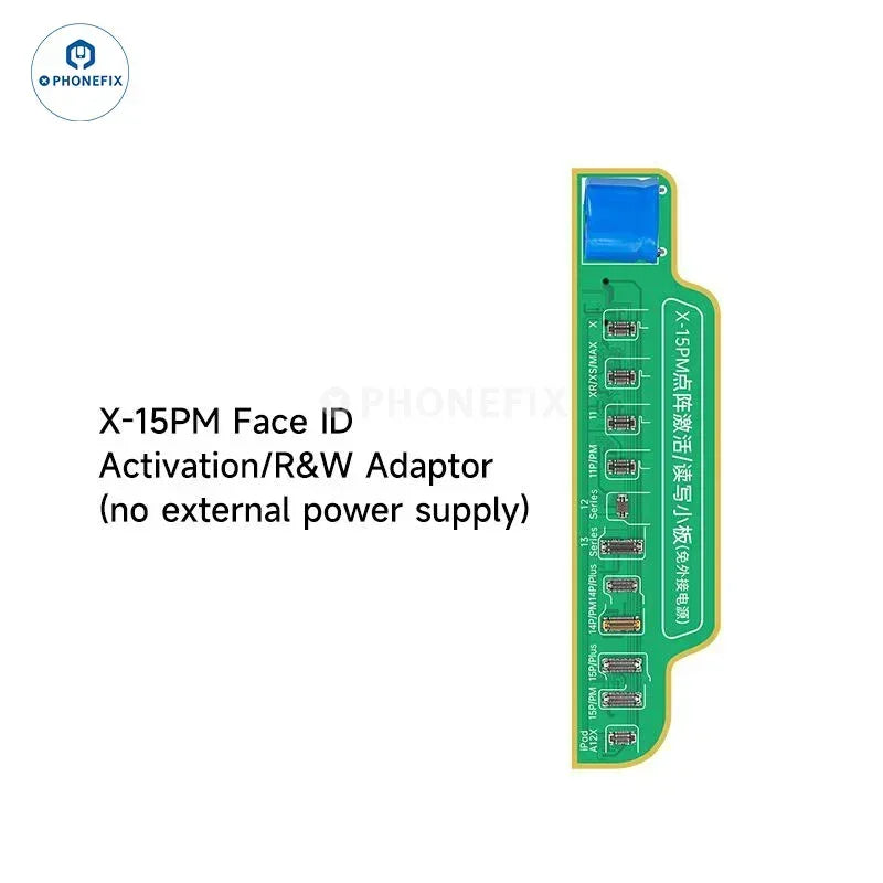 PHONEFIX JCID V1S PRO phone programmer for iPhone and iPad models, focusing on BGA315, BGA110, and BGA70 chips on the ID board.